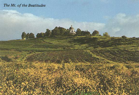 The Mt of the Beatitudes