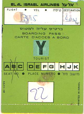 Boarding pass