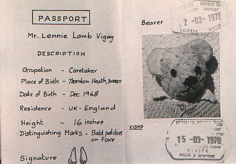 Lennie Lamb's Passport