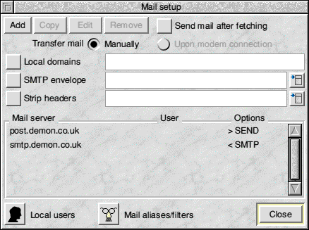 Mail Setup