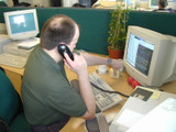 PaulVigayOnPhone